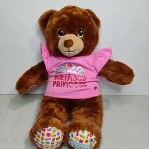 Build A Bear Happy Birthday Plush 15" Stuffed Animal Teddy Bear W/ Outfit